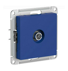 Розетка TV Systeme Electric ATLASDESIGN, оконечная, скрытый монтаж, аквамарин, ATN001193