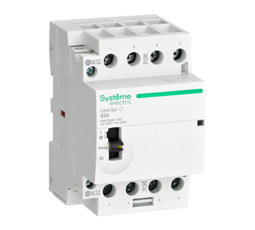 Модульный контактор Systeme Electric City9 Set 4НО 63А 230В AC, C9C32463