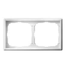 Рамка 2 поста Systeme Electric ARTGALLERY, белый