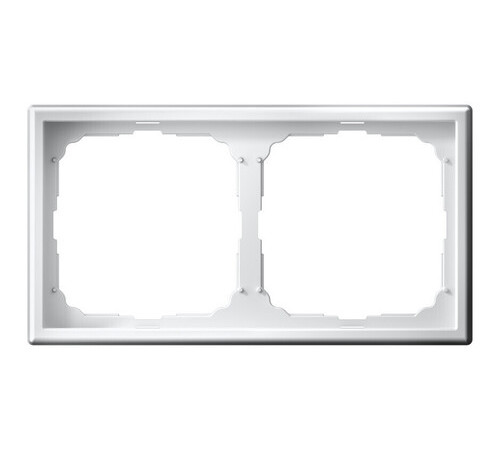 Рамка 2 поста Systeme Electric ARTGALLERY, белый