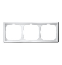 Рамка 3 поста Systeme Electric ARTGALLERY, белый