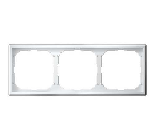 Рамка 3 поста Systeme Electric ARTGALLERY, белый