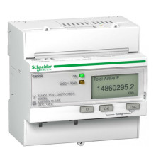 Счетчик электроэнергии однотарифный Schneider Electric Acti9 трехфазный 5(5)А, ЖКИ, кл.т. 0,5S, A9MEM3200R