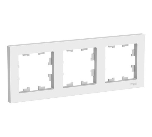 Рамка 3 поста Systeme Electric ATLASDESIGN, белый