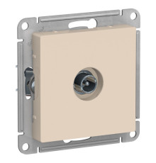 Розетка TV Systeme Electric ATLASDESIGN, оконечная, бежевый
