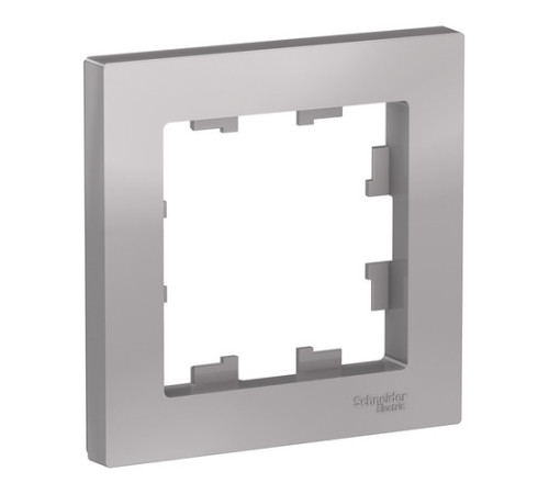 Рамка 1 пост Systeme Electric ATLASDESIGN, алюминий