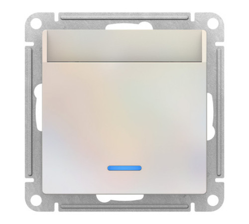 Карточный выключатель Systeme Electric ATLASDESIGN, механический, жемчуг
