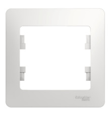 Рамка 1 пост Systeme Electric GLOSSA, белый