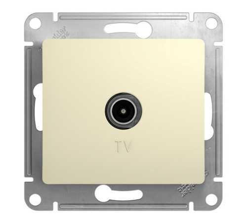 Розетка TV Systeme Electric GLOSSA, оконечная, бежевый