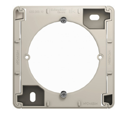 Glossa Коробка накладного монтажа, молочный