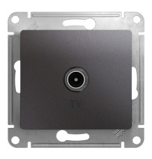 Розетка TV Systeme Electric GLOSSA, одиночная, графит