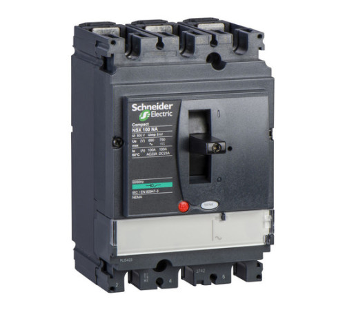 Выключатель-разъединитель Schneider Electric Compact NSX 100, 3P, 100А