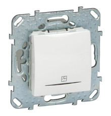 Таймер нажимной Schneider Electric UNICA, электронный, белый