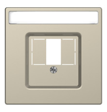 Накладка на розетку информационную Schneider Electric MERTEN D-LIFE, сахара