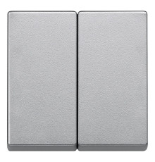 Клавиша двойная Schneider Electric MERTEN SYSTEM M, алюминий