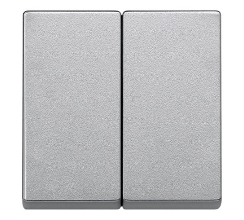 Клавиша двойная Schneider Electric MERTEN SYSTEM M, алюминий