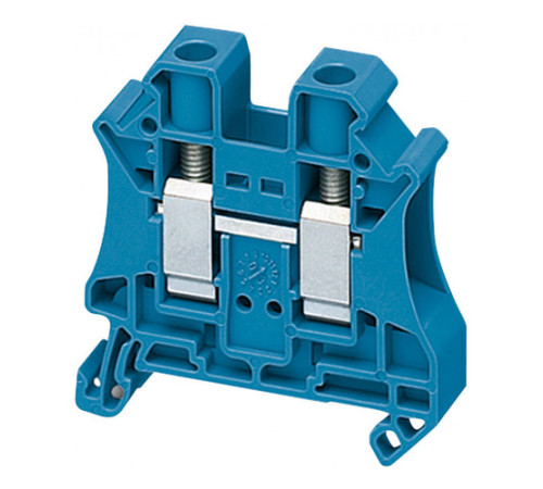Клеммник винтовой проходной Schneider Electric Linergy TR 10 мм², синий, NSYTRV102BL