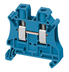 Клеммник винтовой проходной Schneider Electric Linergy TR 6 мм², синий, NSYTRV62BL