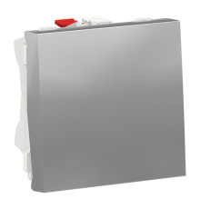 Выключатель 1-клавишный Schneider Electric UNICA MODULAR, скрытый монтаж, алюминий
