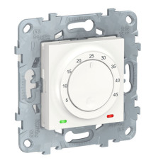 Термостат для теплого пола Schneider Electric UNICA NEW, с датчиком температуры пола, белый