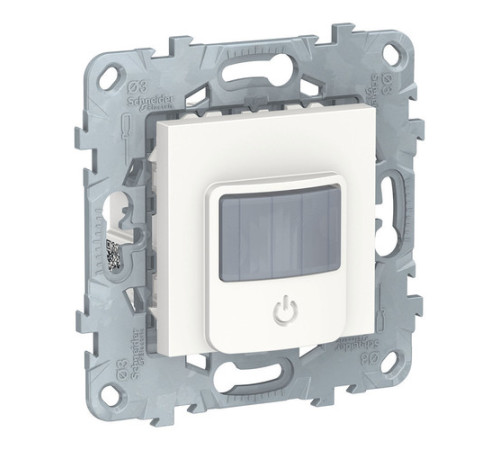 Датчик движения с выключателем Schneider Electric UNICA NEW, 160, до 2200 Вт, белый