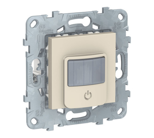 Датчик движения с выключателем Schneider Electric UNICA NEW, 160, до 2200 Вт, бежевый