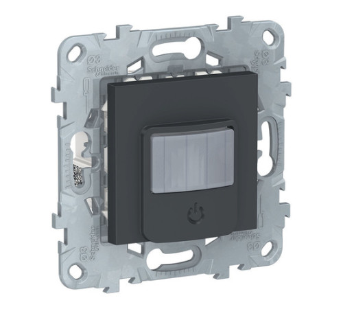 Датчик движения с выключателем Schneider Electric UNICA NEW, 160, до 2200 Вт, антрацит