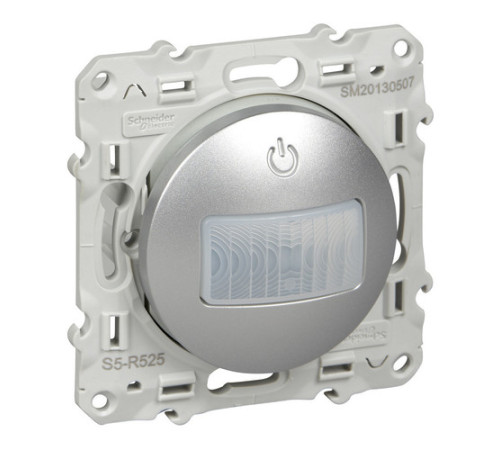 Датчик движения трехпроводный Schneider Electric ODACE, до 2300 Вт, алюминий