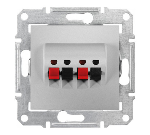 Аудио-розетка Schneider Electric SEDNA, алюминий