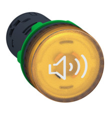 ЗУММЕР, НЕПР./ПРЕР.СИГН., ЖЕЛТ.ПОДС.,24В