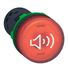 ЗУММЕР, НЕПР./ПРЕР.СИГН., КРАС.ПОДС,230В