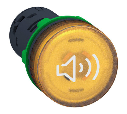 ЗУММЕР, НЕПР./ПРЕР.СИГН., ЖЕЛТ.ПОДС,230В