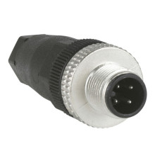 М12 ПРЯМ. РАЗЪЕМ 4 ШТЫРЯ XZCC12MDM40B