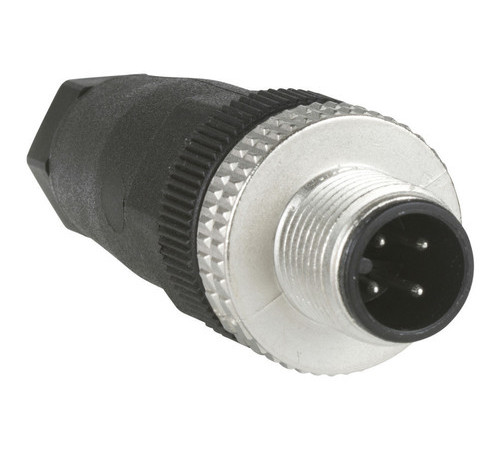 М12 ПРЯМ. РАЗЪЕМ 4 ШТЫРЯ XZCC12MDM40B