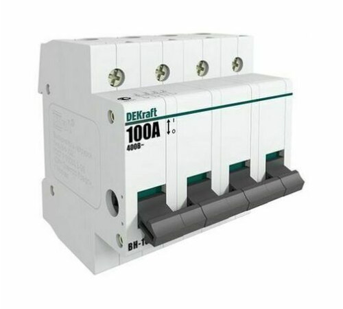 Выкл. нагр. 4Р 100А ВН-102 DEKraft