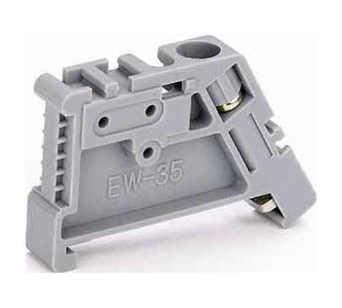 Ограничитель пластик. на DIN-рейку с 1 винтом Ф