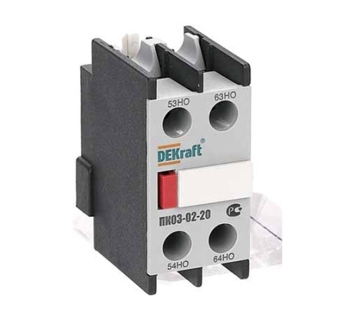 Приставка контактная доп.контакты 2НО лицев