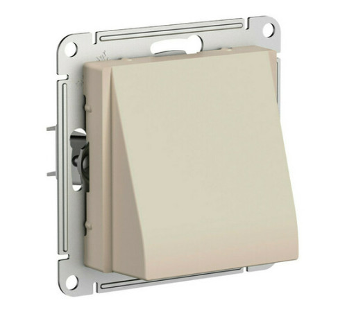 Вывод кабеля Systeme Electric ATLASDESIGN, скрытый монтаж, песочный, ATN001299