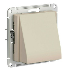 Вывод кабеля Systeme Electric ATLASDESIGN, скрытый монтаж, песочный, ATN001299