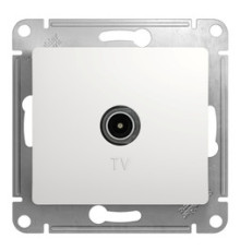 Розетка TV Systeme Electric GLOSSA, проходная, белый