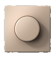 Светорегулятор (диммер) 10-400 Вт/ВА, для LED 3-150 Вт/ВА поворотно-нажимной, ARTGALLERY, песочный