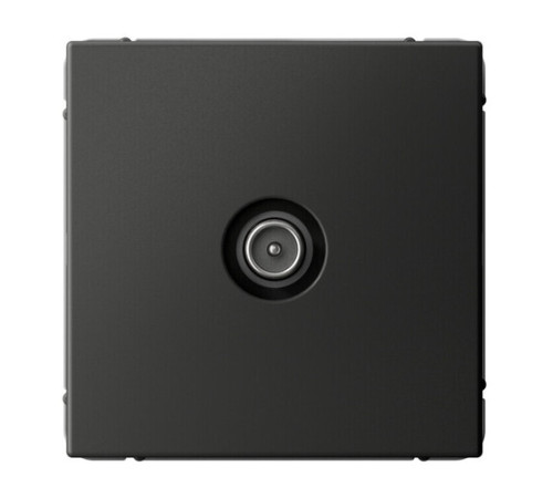 Розетка TV Systeme Electric ARTGALLERY оконечная, скрытый монтаж, базальт, GAL001491