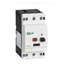 Силовой автомат для защиты двигателя DEKraft ВА-430 40А 3P, термомагнитный расцепитель, 21240DEK