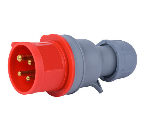 Вилка перен. 3Р+РЕ 32А 380В IP44 ВП-103