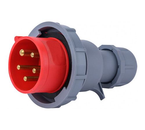 Вилка перен. 3Р+РЕ+N 32А 380В IP67 ВП-103